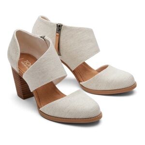 TOMS Natural yarn dye Milan heels